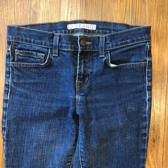 J Brand Pencil Slim Stretch Jeans in Ink Dark Rinse - Picture 5 of 9